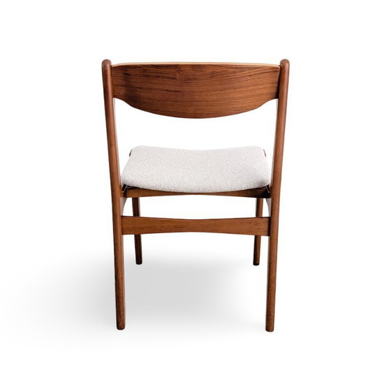 Image 1 of Set of 9 mid-century chairs, vintage design like Erik Buch, teak, 60s