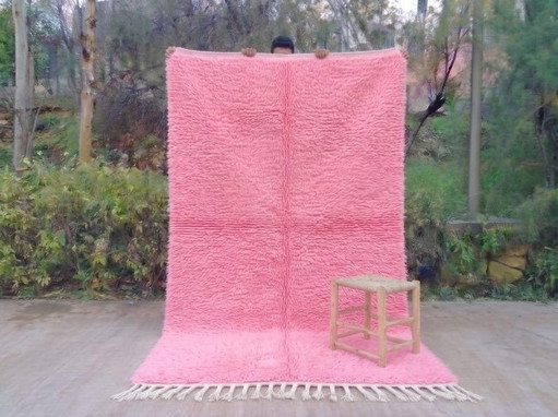 Tapis berbère artisanale traditionnelle fait main taille 250x350 cm