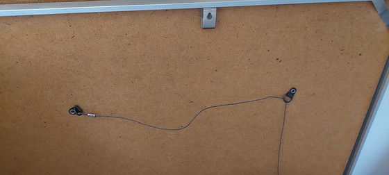 Image 1 of Watercolor with poppy motif