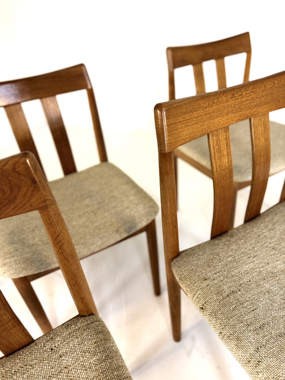 Image 1 of Ensemble de 6 chaises à repas vintage, Vamdrup Stolefabrik '70