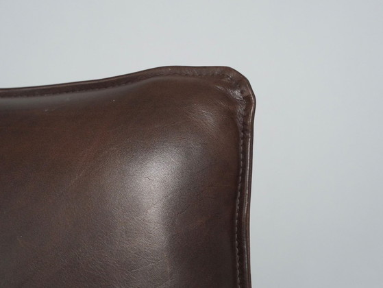 “The Rock” Leather 2-Seater Sofa by Gerard van den Berg for Montis, Netherlands, 1970s, 2 seaters, Brown (photo 7 of 10)