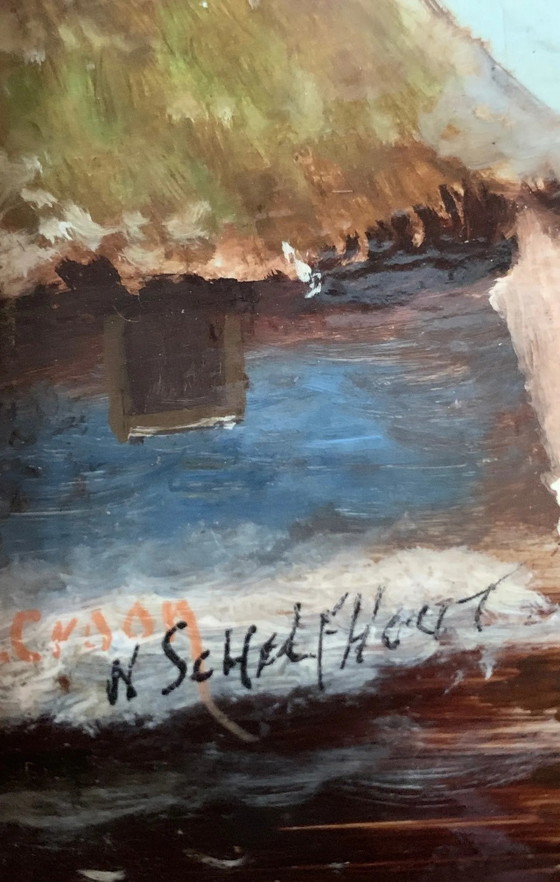 Table "Winter skating". – Paintings & Drawings, Wood (photo 5 of 6)
