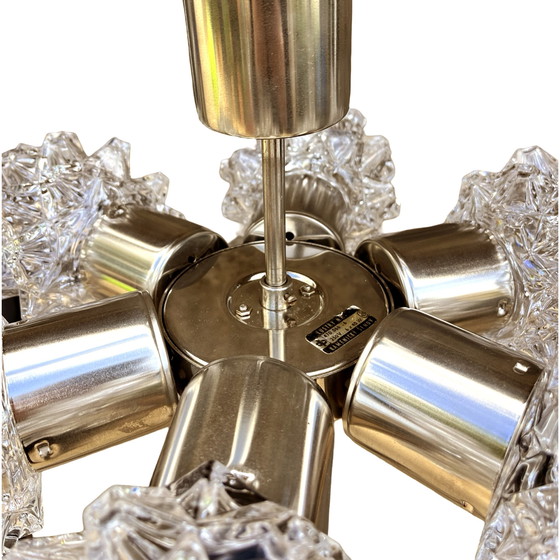 Image 1 of Lámpara de araña Sputnik, Kamenicky Senov, Checoslovaquia, años 70.