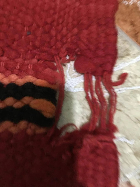 Tappeto berbero rosso vintage 370cm×187cm – Tappeti, Wool, Cotton (photo 7 of 11)