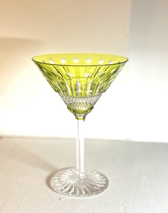 Image 1 of Set aus 3 Saint-Louis „Tommy“ Kristall-Cocktailgläsern – handgeschliffen