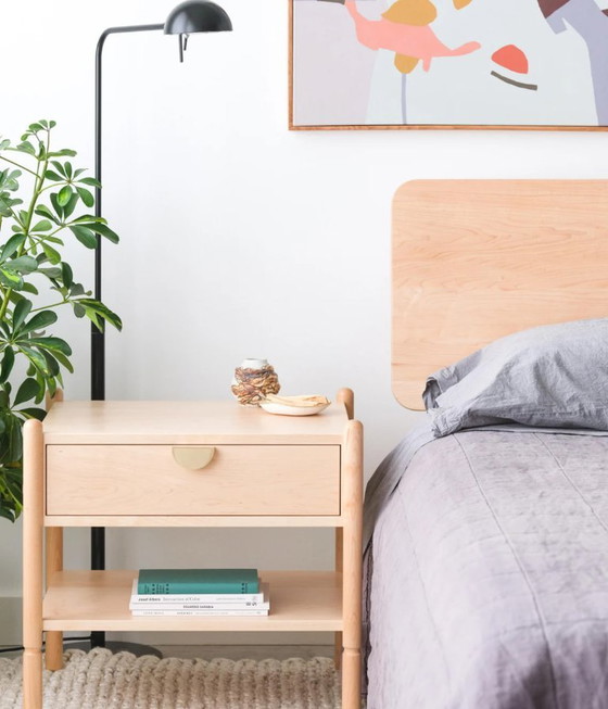Table de chevet Sawyer - Bois massif - Disponible en autres essences de bois – Accessoires de table, Wood (photo 4 of 5)