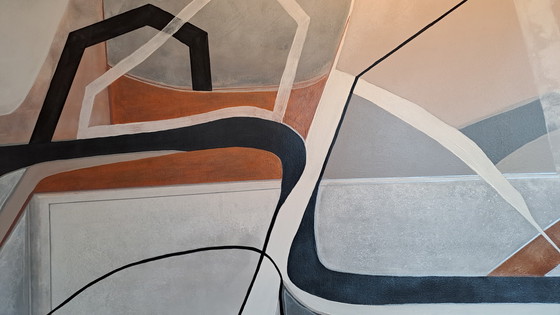 Image 1 of Abstraktes Gemälde, groß, 150 cm x 100 cm.