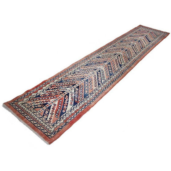 Image 1 of Tapis persan noué à la main Lori 362x80