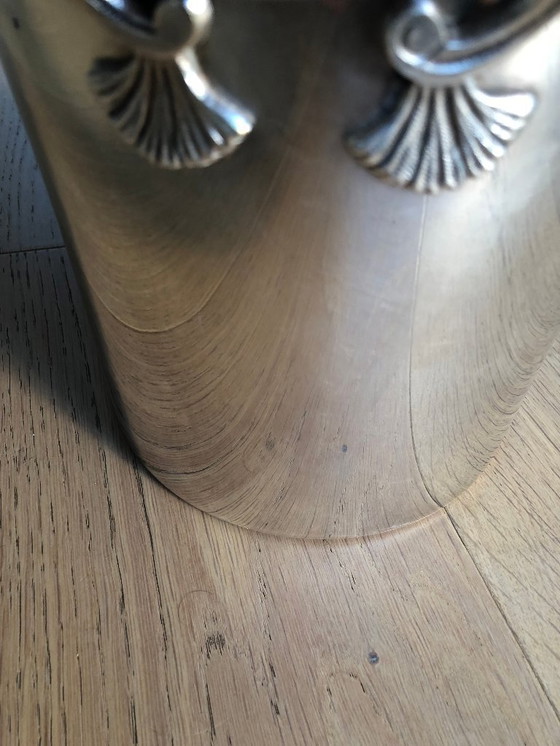 Image 1 of Cubo de champán de acero plateado (sello)