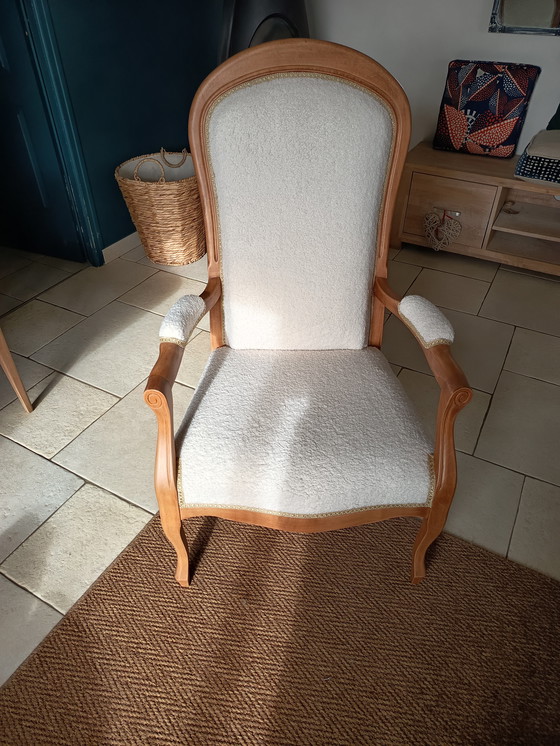 Image 1 of Fully restored Voltaire armchair