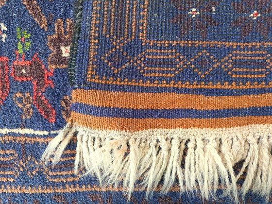 Image 1 of Alfombra baluch afgana hecha a mano
