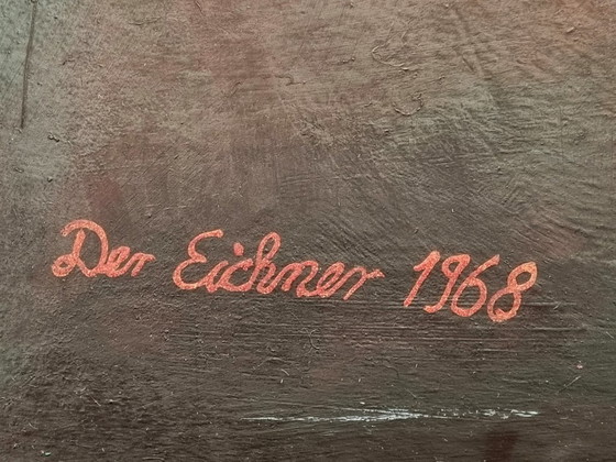 Hellmuth Eichner (1936–2012) – Oil painting “Ego-Tünnes” (1968) – Decorative Objects, Canvas (photo 5 of 9)