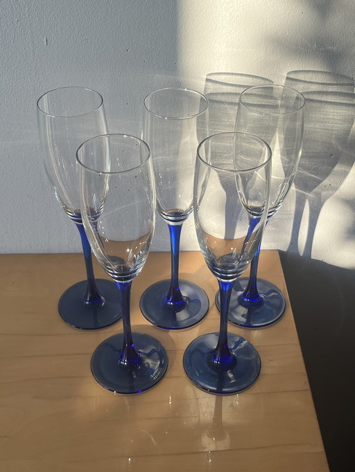 Vintage Wine Glasses Luminarc France