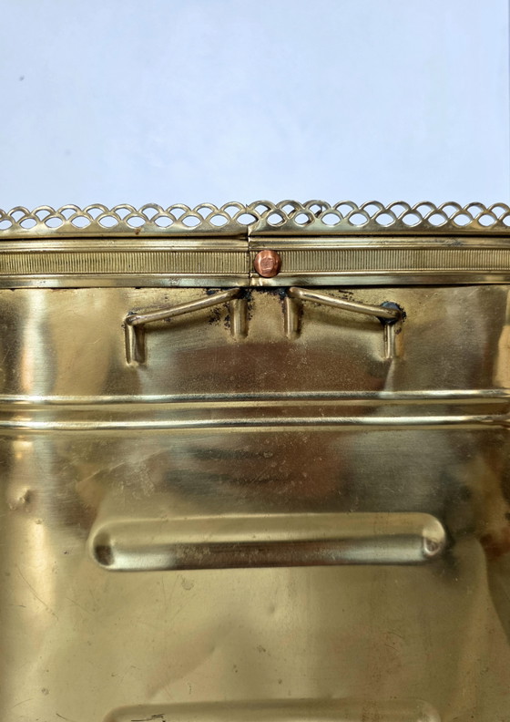 Vintage French Brass Eclair Vermorel Umbrella Stand / Planter – Cast Iron (photo 4 of 10)
