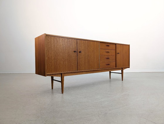 Image 1 of Original midcentury sideboard teak danish design vintage chest of drawers