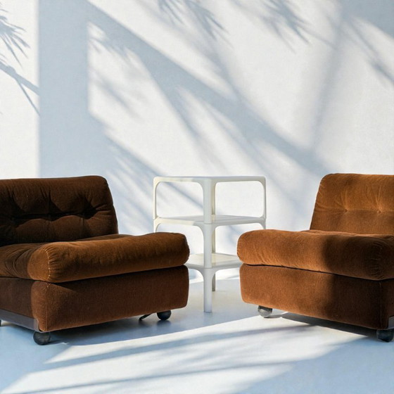 Image 1 of Original Artemide Demetrio 45 tables (set of 3)