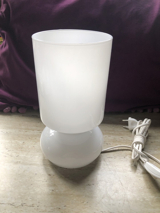 Image 1 of Ikea witte Lykta tafellamp - modèle champignon - nieuwstaat