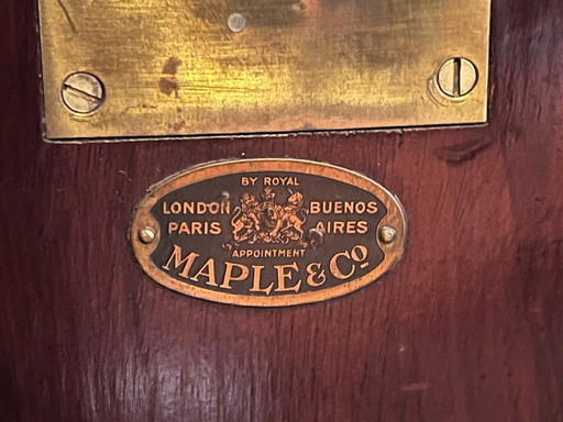 Maple & Co. Sideboard (183 cm) – Mahogany & Tambour Doors – Honest original condition circa 1900