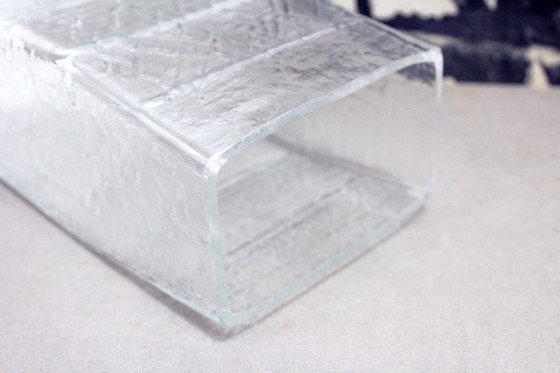 Image 1 of Large Glass Vase Lindshammar Glasbruk 1970