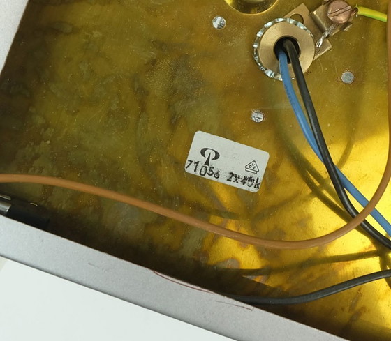 Image 1 of no. 1 of 2: vintage mid century peill & putzler SCONCE with 2 glass cubes 1960s/70s wall light