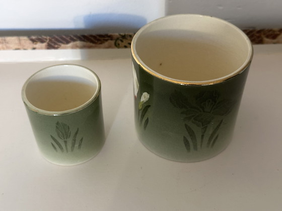 Image 1 of Nécessaire dit de Fumeur- Manufacture De Bruyn Faiencerie Fives Lille vers 1920