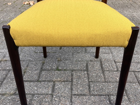 Image 1 of Rosewood chairs newly upholstered Mid Century Vintage