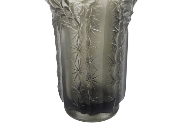 Image 1 of Art Deco - Scailmont - Henri Heemskerk - pressed glass - Belgium - 1930s