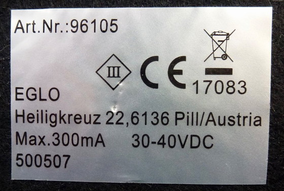 Image 1 of Lámpara de mesa EGLO Lasana 2 - 2 luces - Cromo - Blanco.