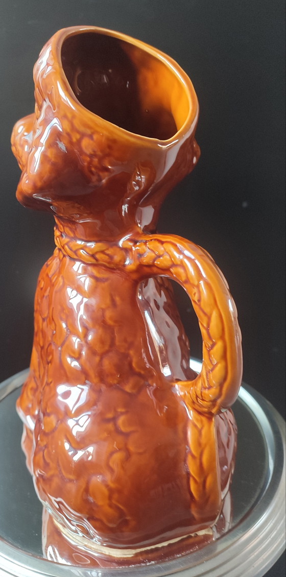 Image 1 of Zoömorfe keramische kan in de vorm van een poedel, jaren 1950-1960