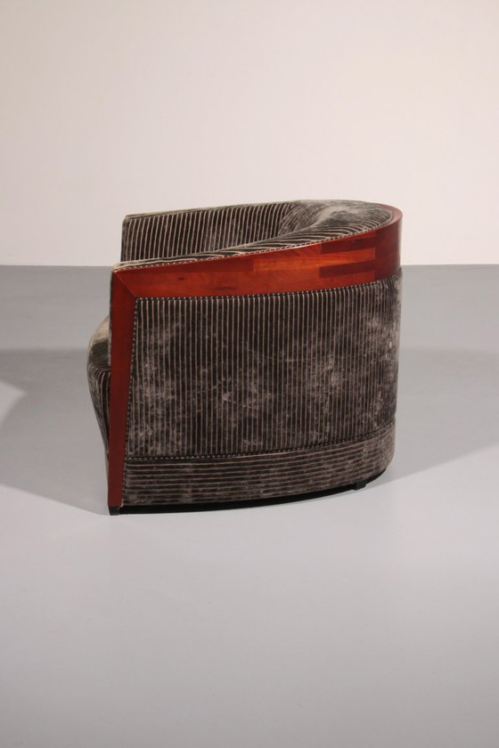 Image 1 of Art-Deco-Sessel, Entwurf von Frits Schuitema, mit Tisch, 1980