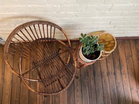 Image 1 of vintage rotan zeteltje 