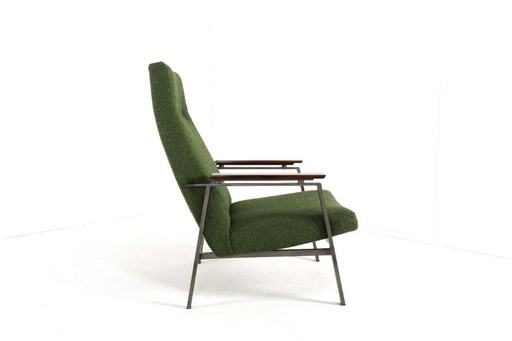 Gebr. Poltrona van der Stroom Avanti Nibbixwoud vintage imbottita