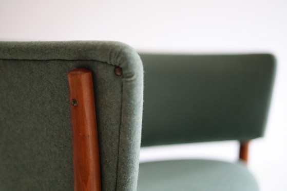 Vintage Rondell Armchair Erik Wørts 1950s – Wood, Textile (photo 4 of 9)