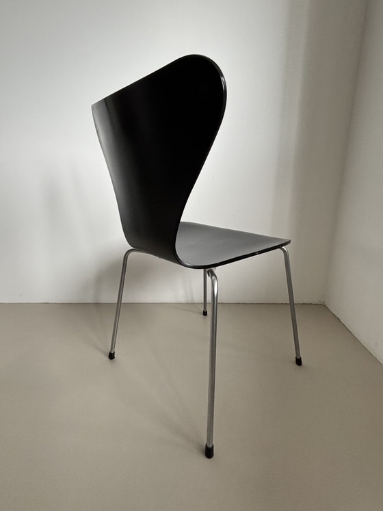 6x chaises papillon Fritz Hansen Danemark 2004 Arne Jacobsen – Chaises de salle à manger, Metal, Wood (photo 5 of 15)