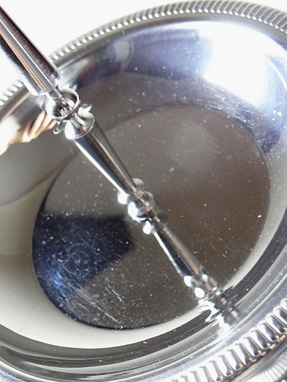 Image 1 of Présentoir serviteur muet Jean Couzon Inox vintage années 60-70.