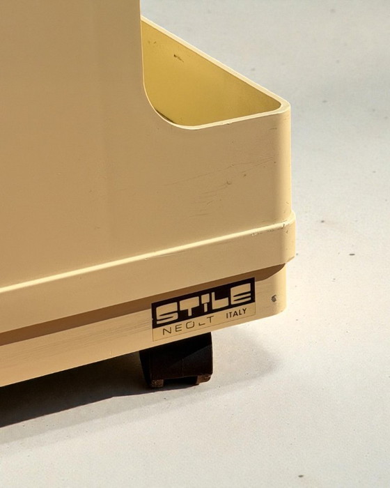 Image 1 of Rolling Artist Trolley by Giovanni Pelis for Stile Neolt 1960s