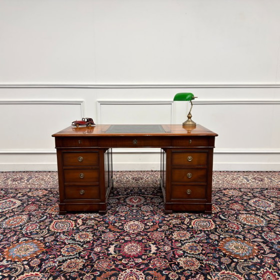 Bureau italien classique Assi D'Asolo – Bureaux, Leather, Wood (photo 2 of 18)