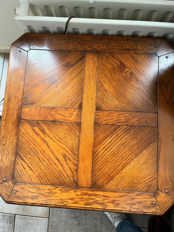 Image 1 of cherry coffee table and side table