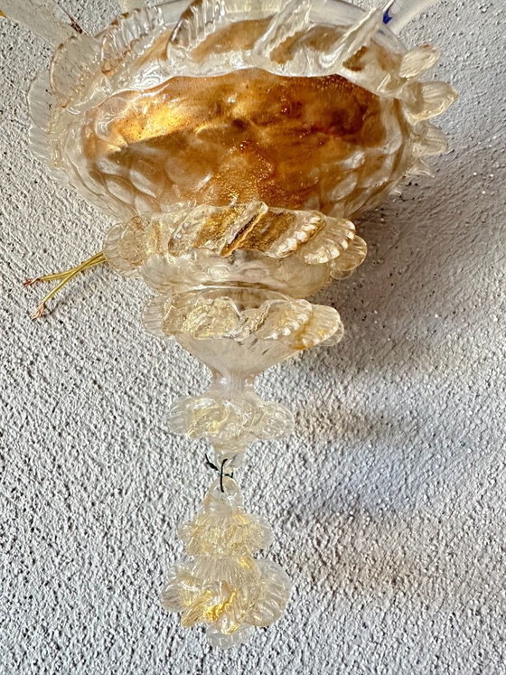 Vintage Pair Murano Wall lights Gold – Metal, Murano Glass (photo 11 of 11)