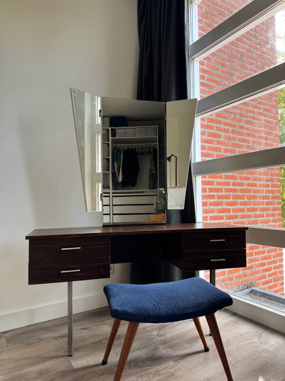 Toletta vintage anni '60, palissandro - mid-century, Tolette, Legno, Marrone (foto 3 di 6)