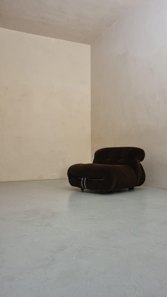 Image 1 of Soriana Afra en Tobia Scarpa Cassina 1969 Fauteuil Vintage Ontwerp
