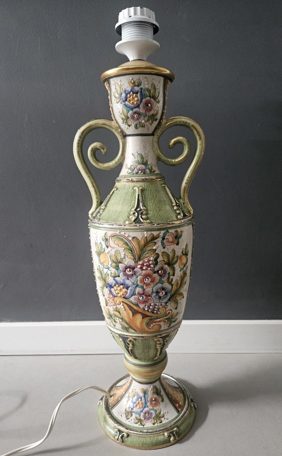 Grande Base per Lampada Italiana Vintage – Gialetti, Lampade da tavolo, Porcellana (photo 2 of 15)