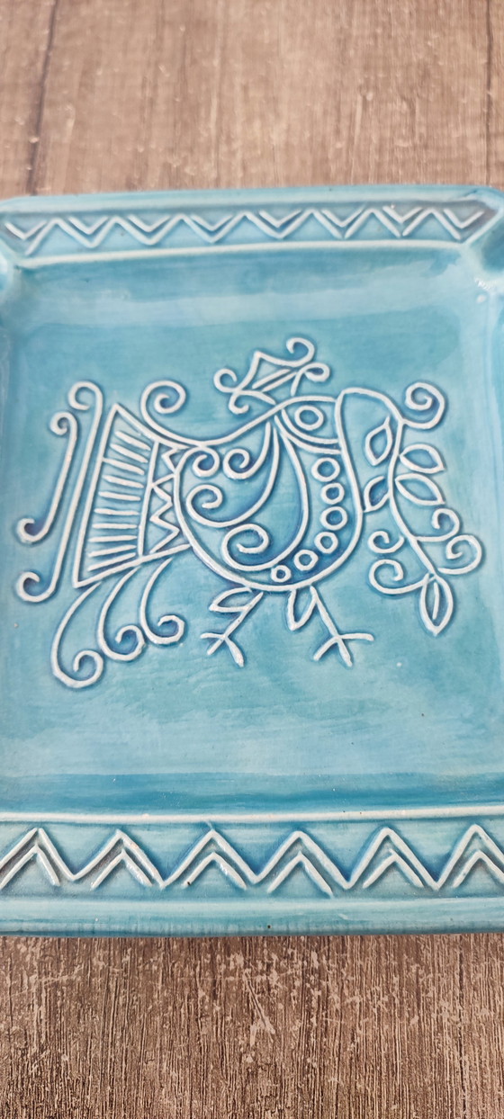 Image 1 of Ceramic pocket organizer signed Farci G. Vallauris 1960s