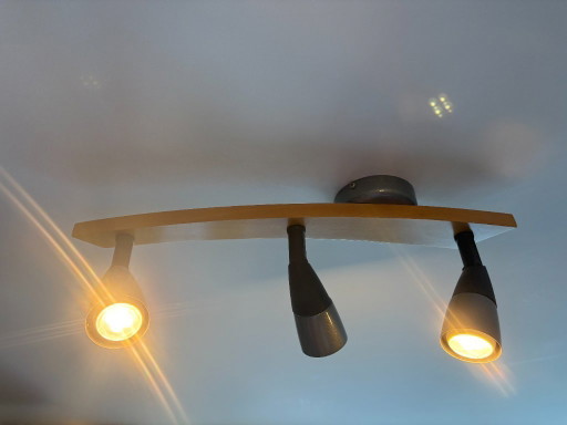 Plafonnier moderne à 3 spots réglables