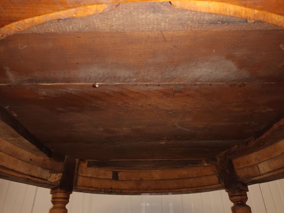 Tavolo in legno francese antico, Tavoli da pranzo, Marrone (foto 10 di 10)