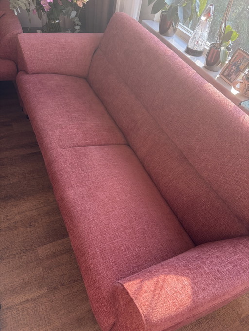 Montel (Mondi) bank/fauteuil/ voetenbank (kleur:Blush)