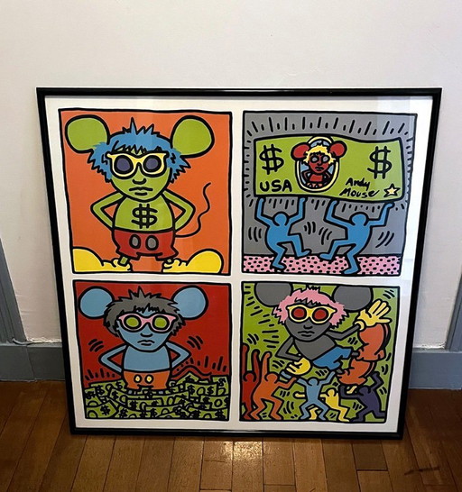 Keith Haring 'Andy Mouse'
