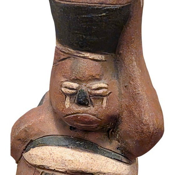 Image 1 of Statua in ceramica di una donna con bambino