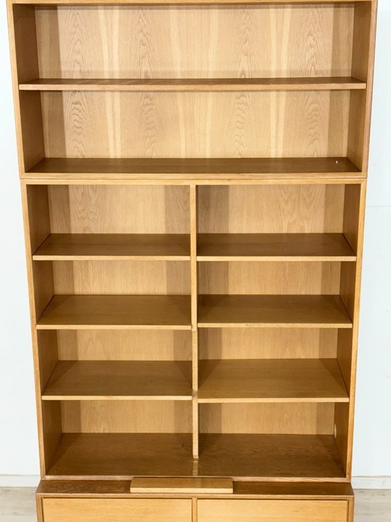 Image 1 of Mid-century classic: IKEA MTP shelf / highboard / sideboard – oak – design Marianne Richter