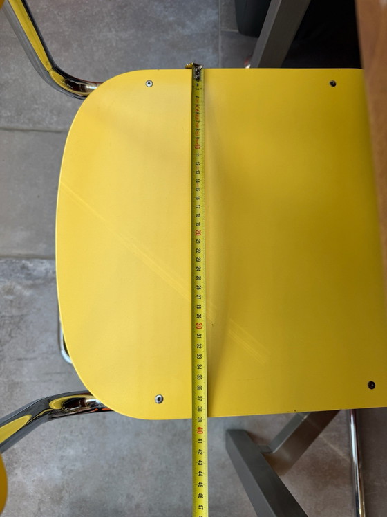4x sedia Gispen 101 – Sedie da pranzo, Legno, Metallo (photo 11 of 12)